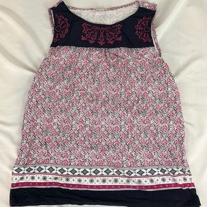 Printed tank top. Size large. Excellent condition.
